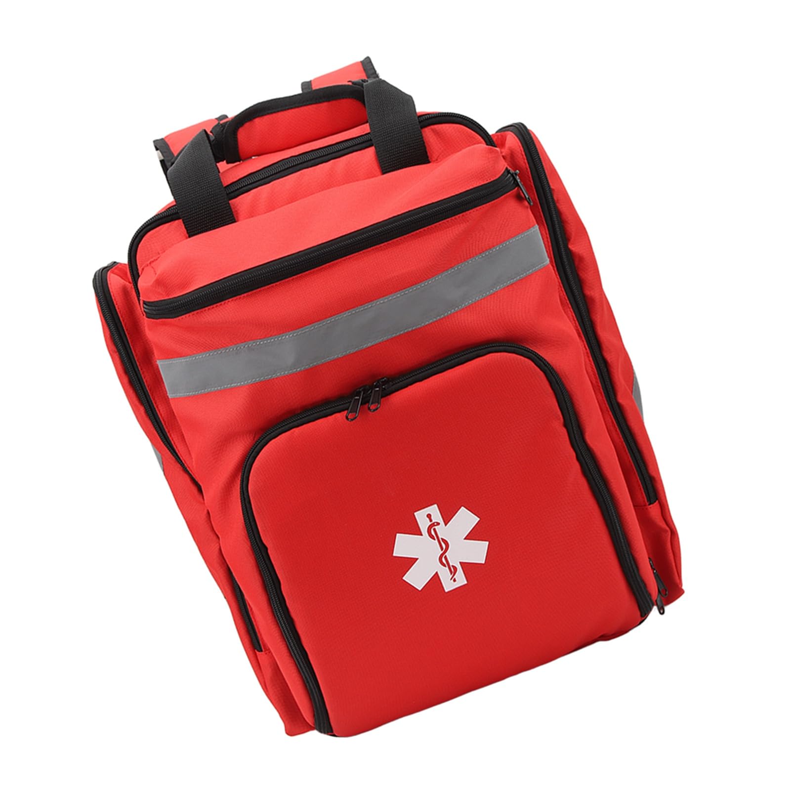 Große Notfalltasche, Weit Verbreitete Ersthelfertasche mit Großer Kapazität, Rot, für Reisen