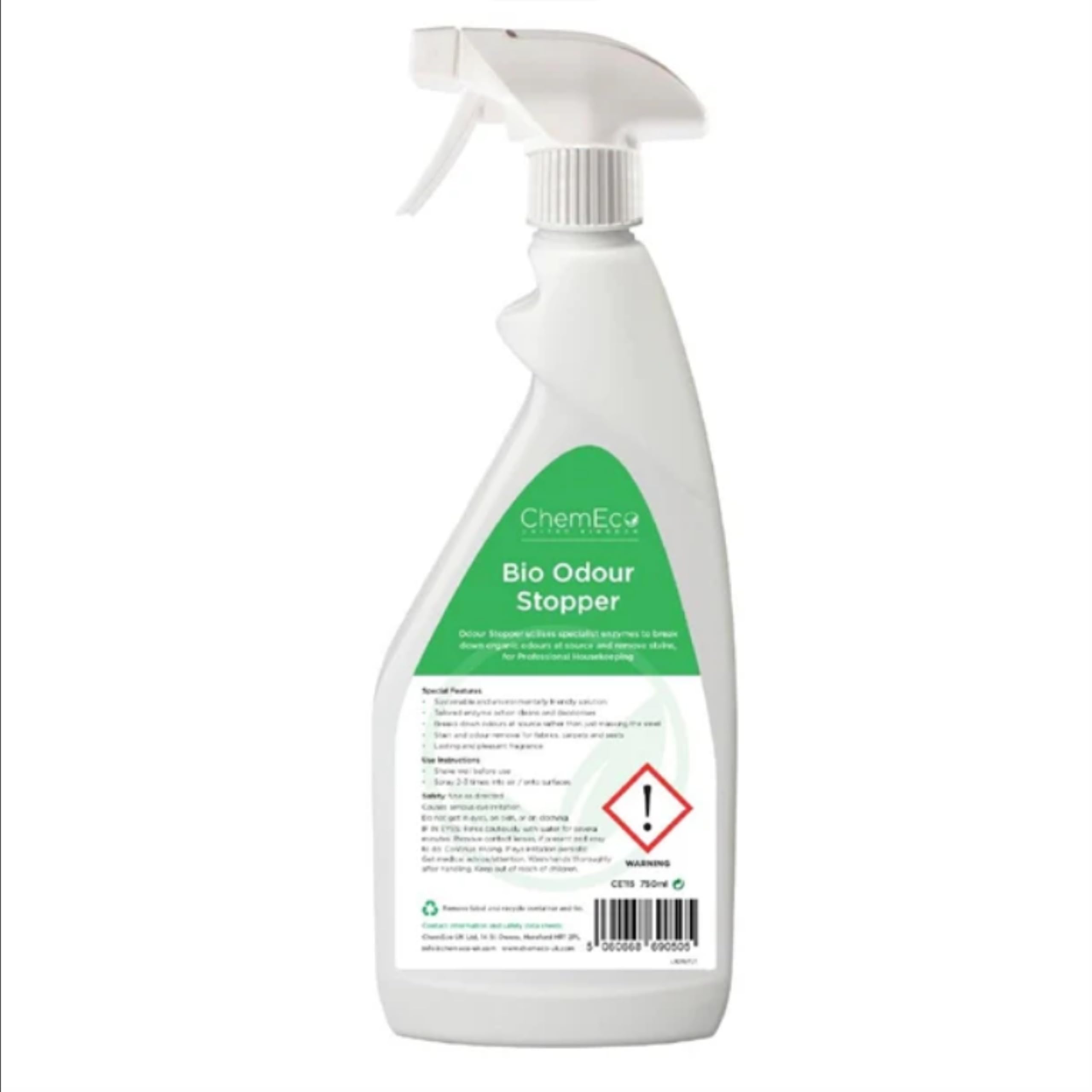 Chemeco Uk White Chemeco Bio Odour Eliminator And Air Freshener 750Ml