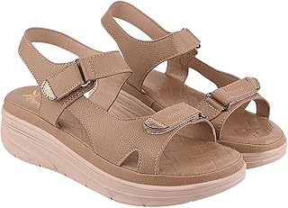 Shoetopia Women’s Comfort Sandals | Lightweight Orthopedic Wedge Sandals with Adjustable Straps &amp; Cushioned Sole for Casua...