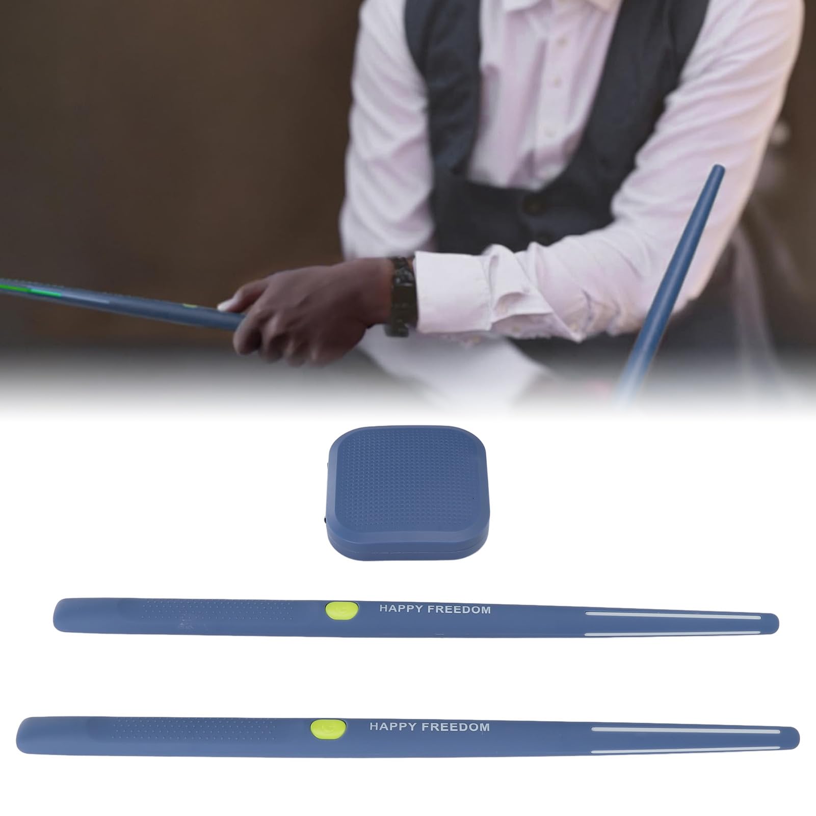 Agatige Juego De Batería De Aire Eléctrica 3D, Kit De Batería De Aire Portátil Con Detección De Movimiento Baquetas Bluetooth Baquetas Digitales Con 8 Sonidos Tambor De Aire Virtual Para Adultos Niños