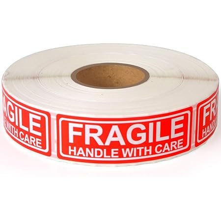 fragile labels roll