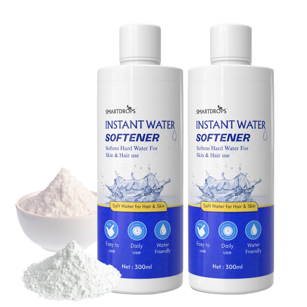 Instant Water Softener | Hard Water Solution for Hair Fall & Skin Dryness | Water Softener Liquid | For All Hair & Skin Types | (300 ml (Pack of 2))-image-19