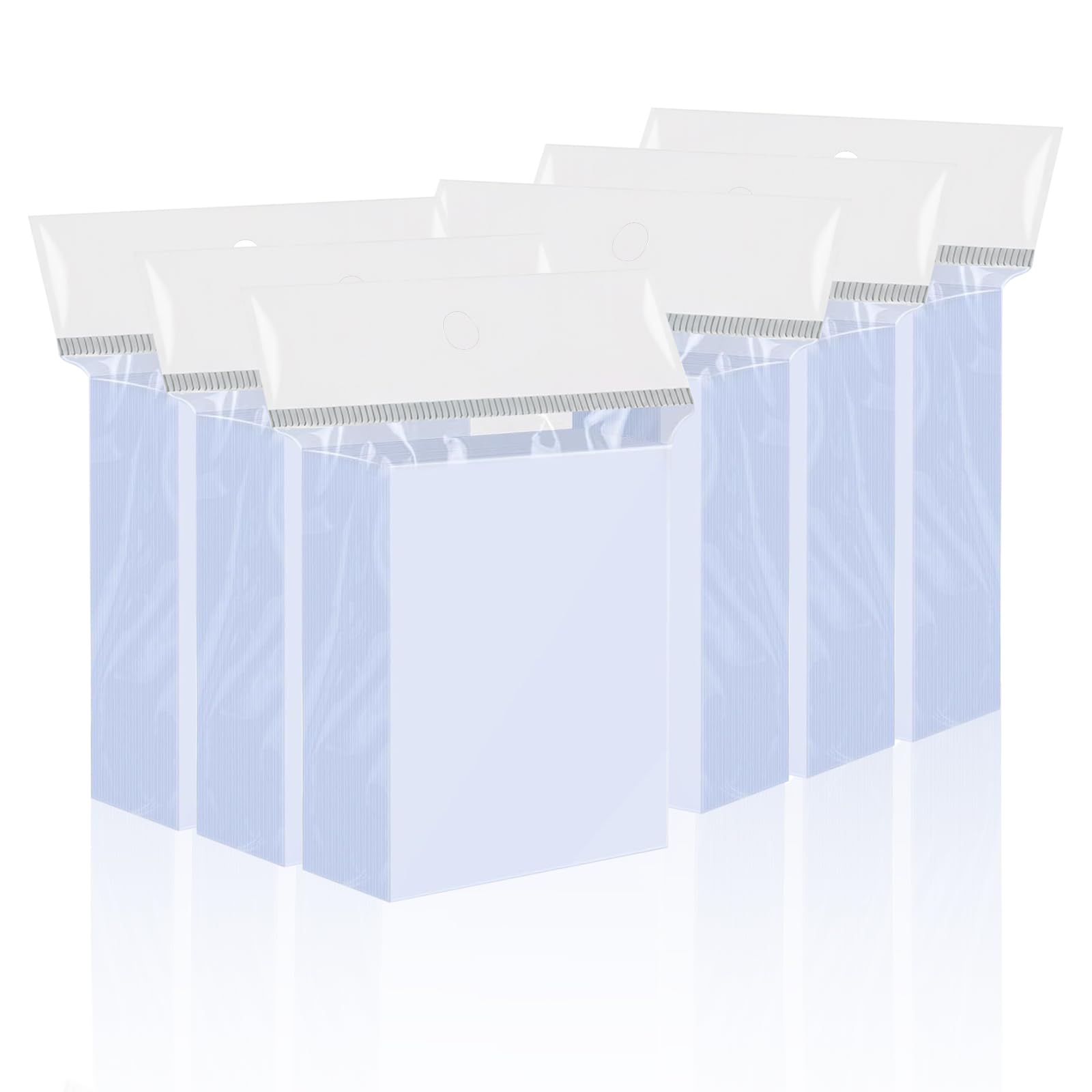300 Pcs Card Sleeves, 66 x 91 mm Trading Card Sleeves, Top loaders Clear Sleeves for Cards, Penny Sleeves, Card Protector Sleeves for MTG, Football, Sports, Game Cards (Clear)