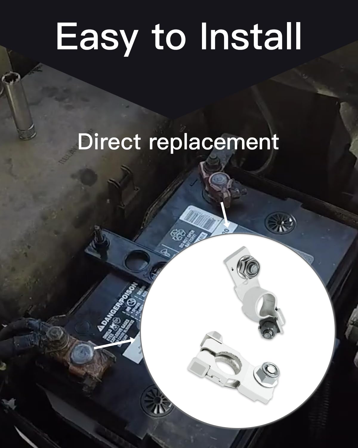 2 Uds Terminales De Batería Automotriz 9098206022 92199463 | Meses Sin Interés - Foto 4