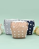 Vista 37 de ALVABABY - Pañales de natación (2 unidades, reutilizables)