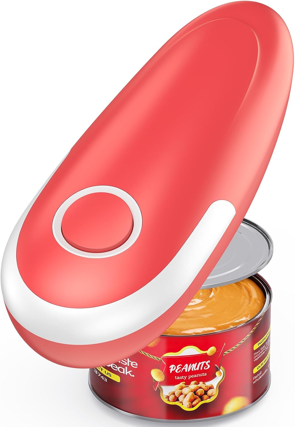 Electric Can Opener, One Touch Battery Operated Automatic Can Opener with Smooth Edge, Hands Free Can Opener for Seniors with Arthritis and Weak Hands, Kitchen Gadget Fits Most Standard Cans