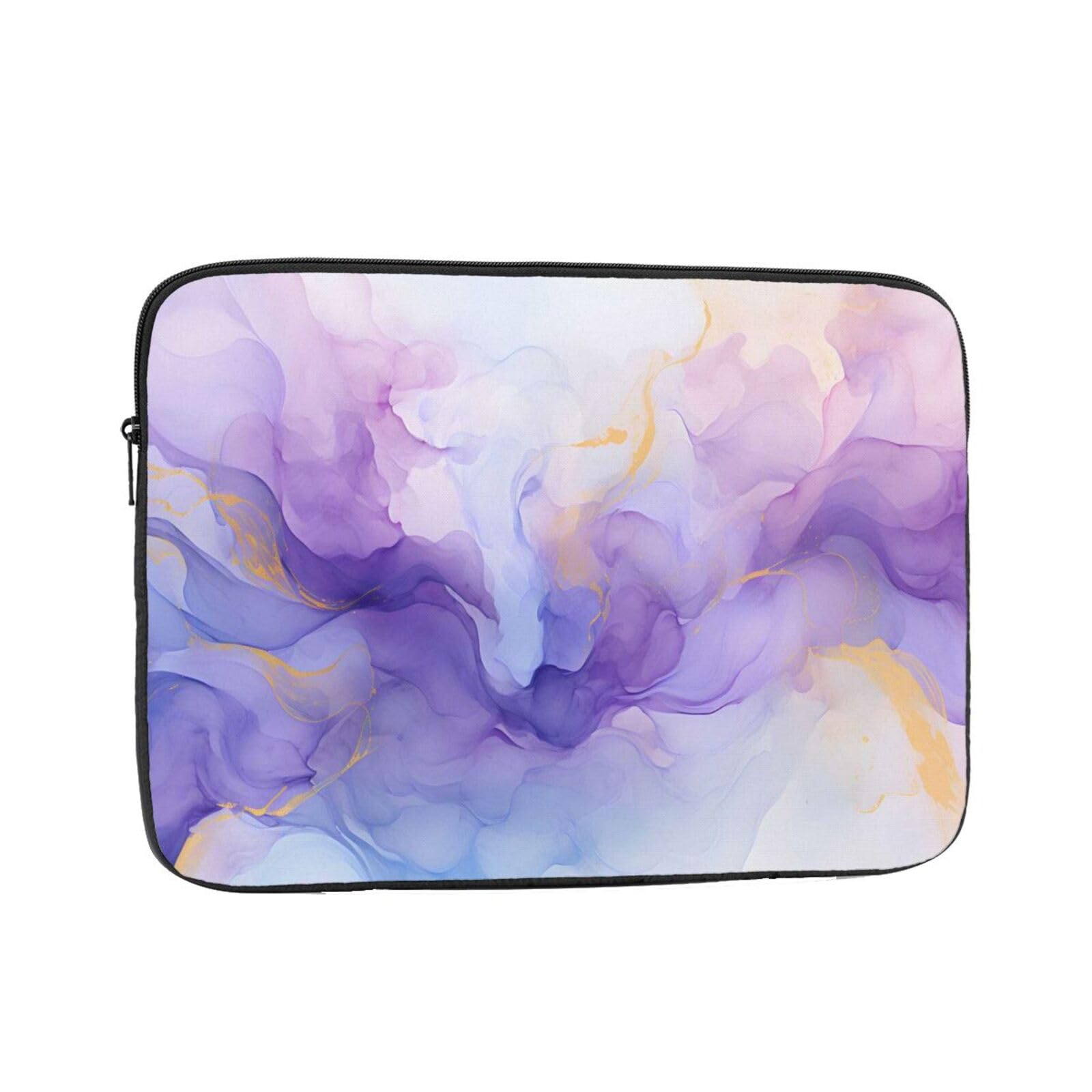 AYCZN Purple Marble Laptop Sleeve, Abstract Art Laptop Case Briefcase Shockproof Protective Case 17 inch Computer Carrying Bag Notebook Sleeve Cover