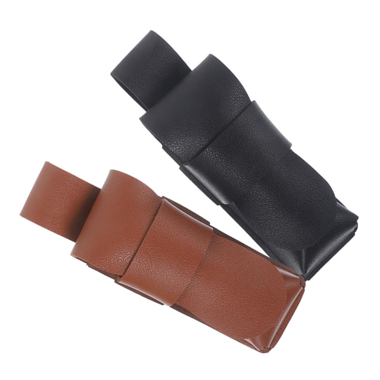 Garneck Portable Harmonica Pouch Leather Case for Travel Handbag for Instrument Storage Sturdy Harmonica Bag