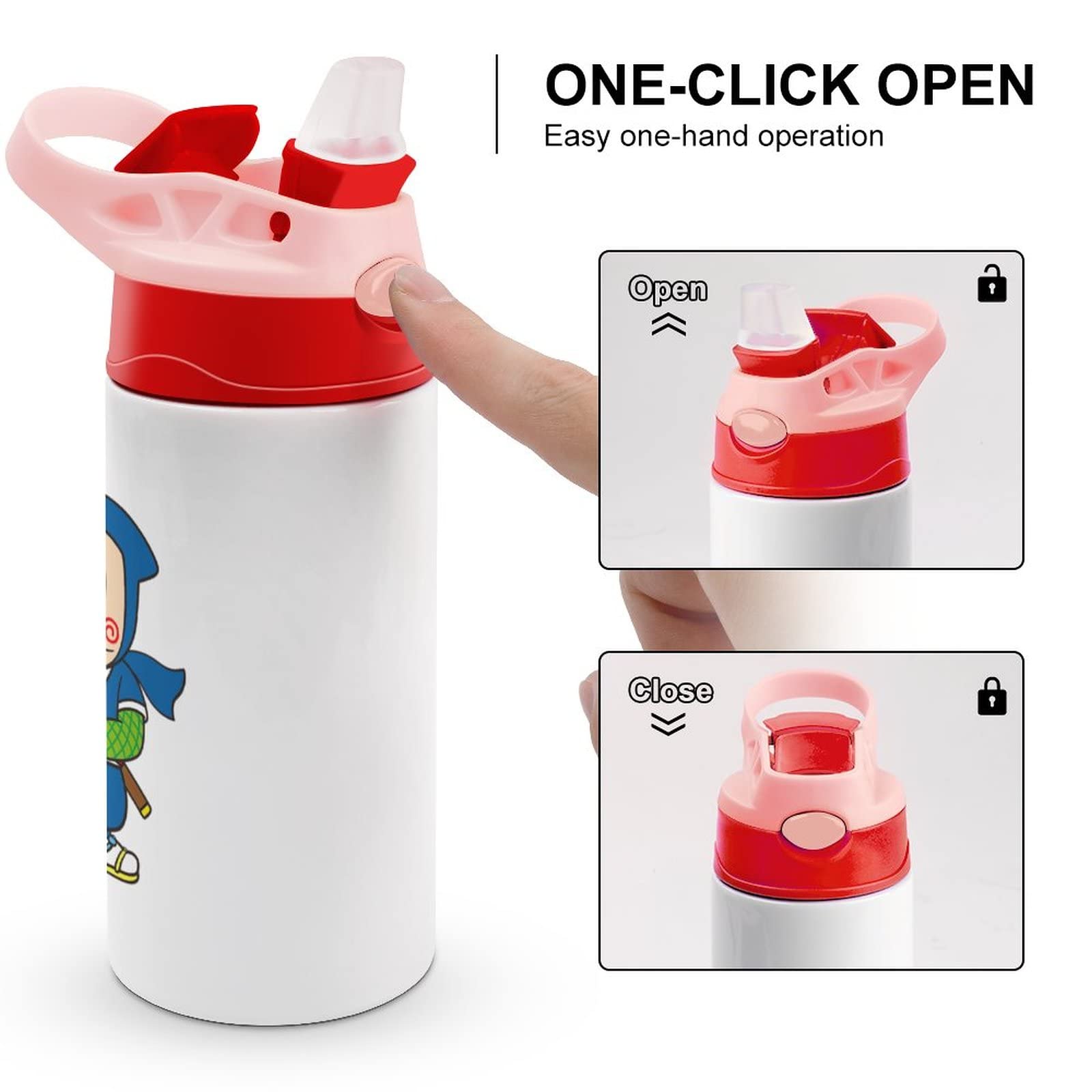 Amazon｜忍者ハットリくん ボトル 水筒 500ml ストロー 水筒 超軽量