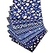 Hanjunzhao Floral Stripe Fat Quarters Print Quilting Fabric Bundles 18x22 inches, Sewing Quilting Fabric