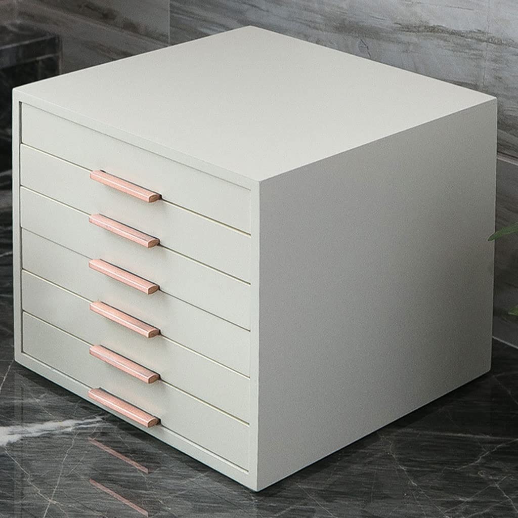 Schmuck-Organizer, Schmuckkästchen, Schmuckschatulle, Aufbewahrungsbox mit 6 Schubladen, Kosmetikbox, Ring, Ohrring, Halskette, Armband, Lippenstift, Uhr, Aufbewahrungsbox, integrierte Beflockung,
