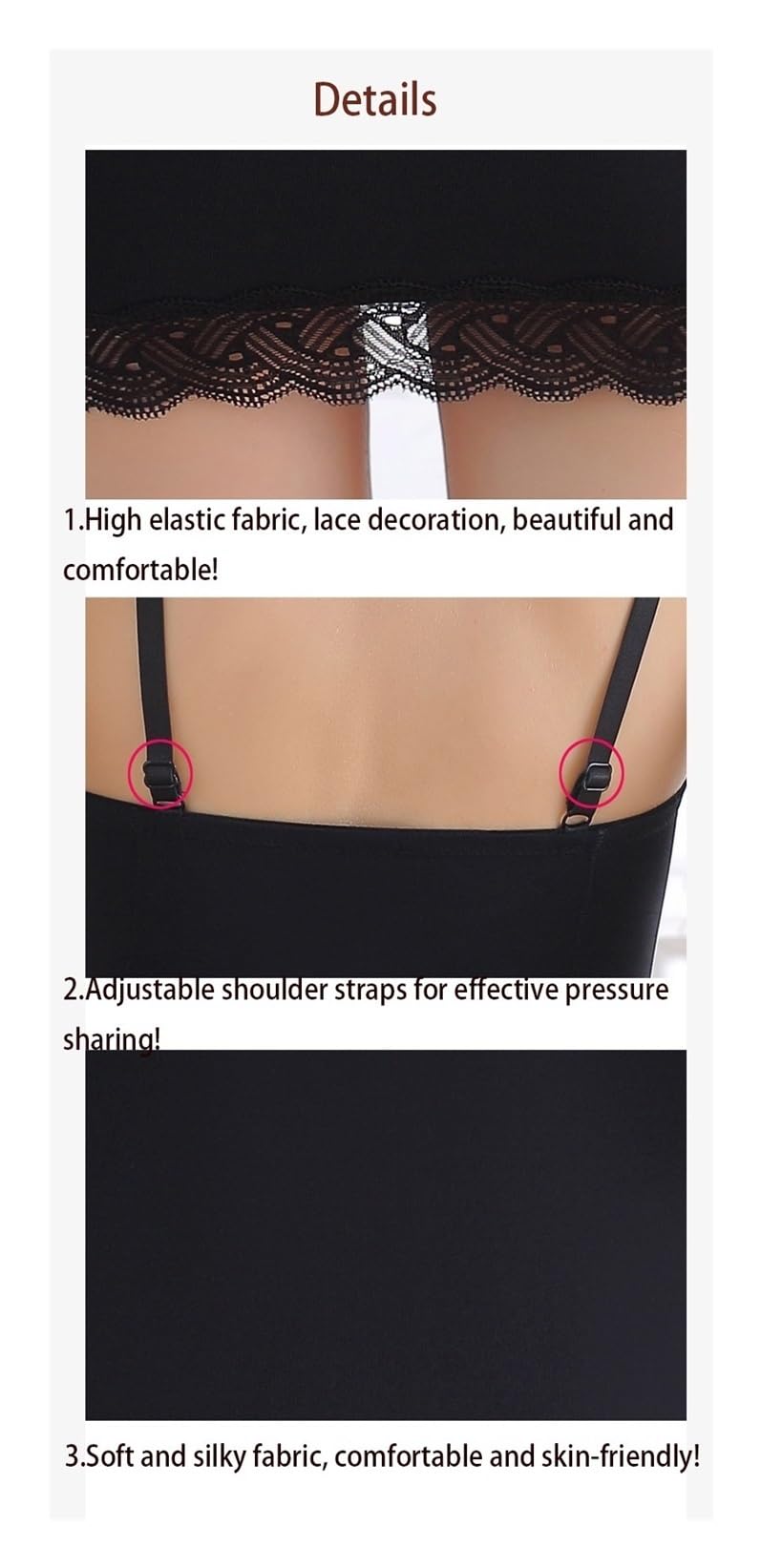 MMRTDJDR Vestido Shapewear para Mujer Sexy Shapewear Corset Bodycon Bottom Dress Shapewear Body Ajustable con Sujetador