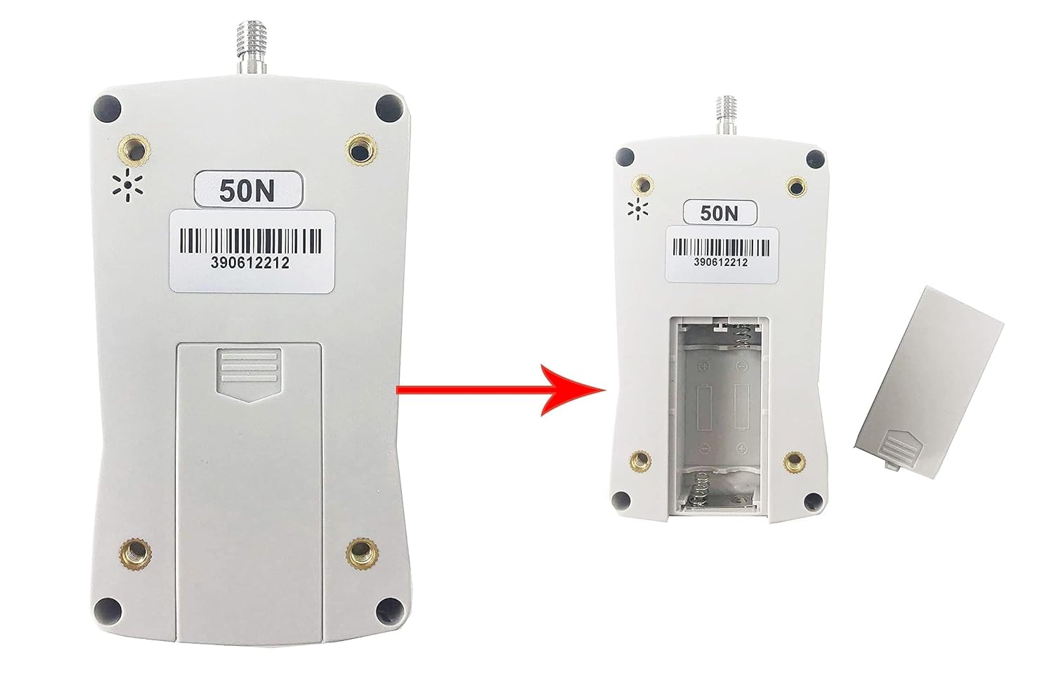 Battery installation for Digital Force Gauge