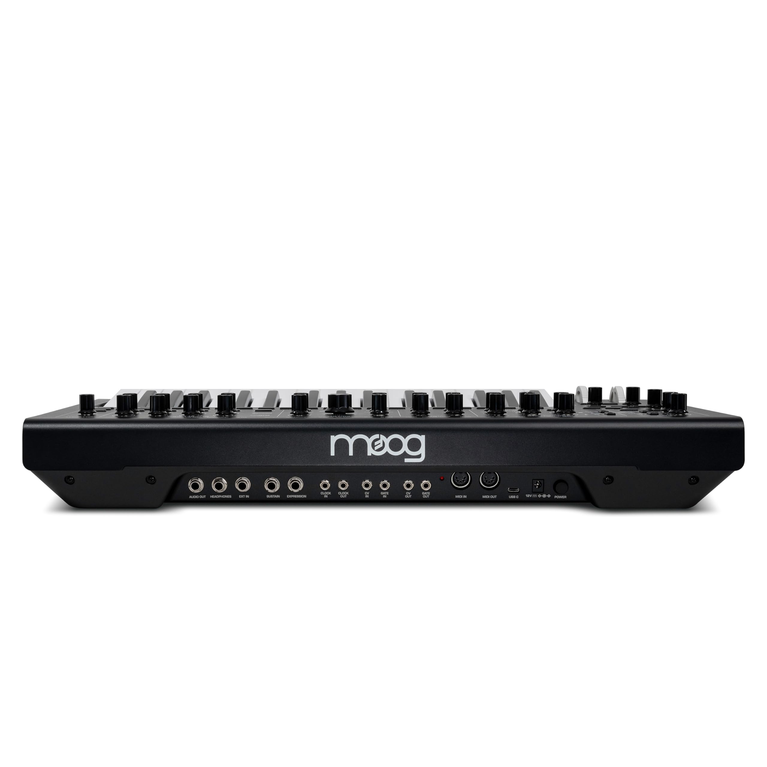 MOOG Messenger - Synthétiseur Monophonique Analogique Nouvelle Génération avec Clavier 32 Touches, Séquenceur 64 Pas, 256 Préréglages et Compensation RES BASS