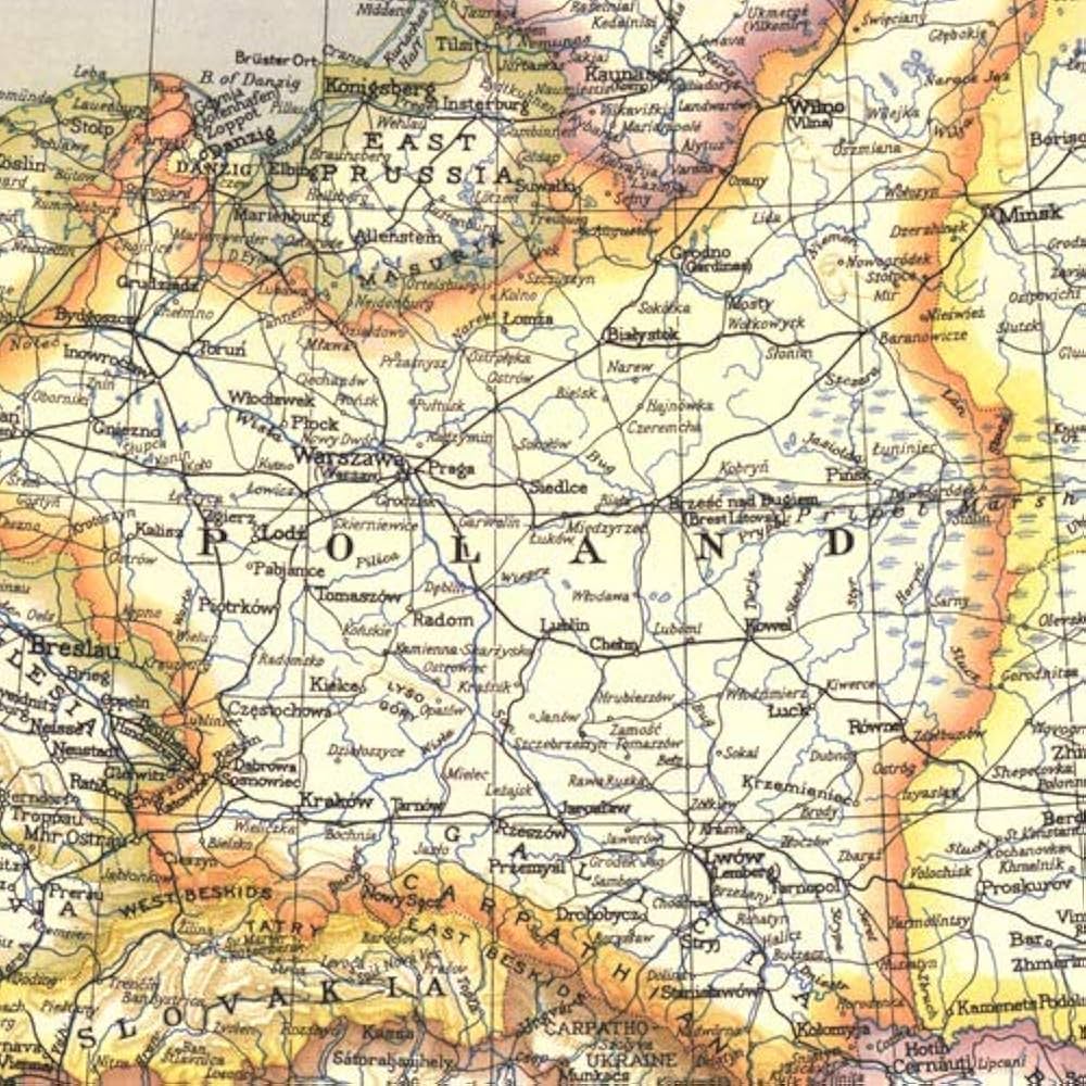 Amazon | ナショナルジオグラフィック:ヨーロッパと近東 1943年