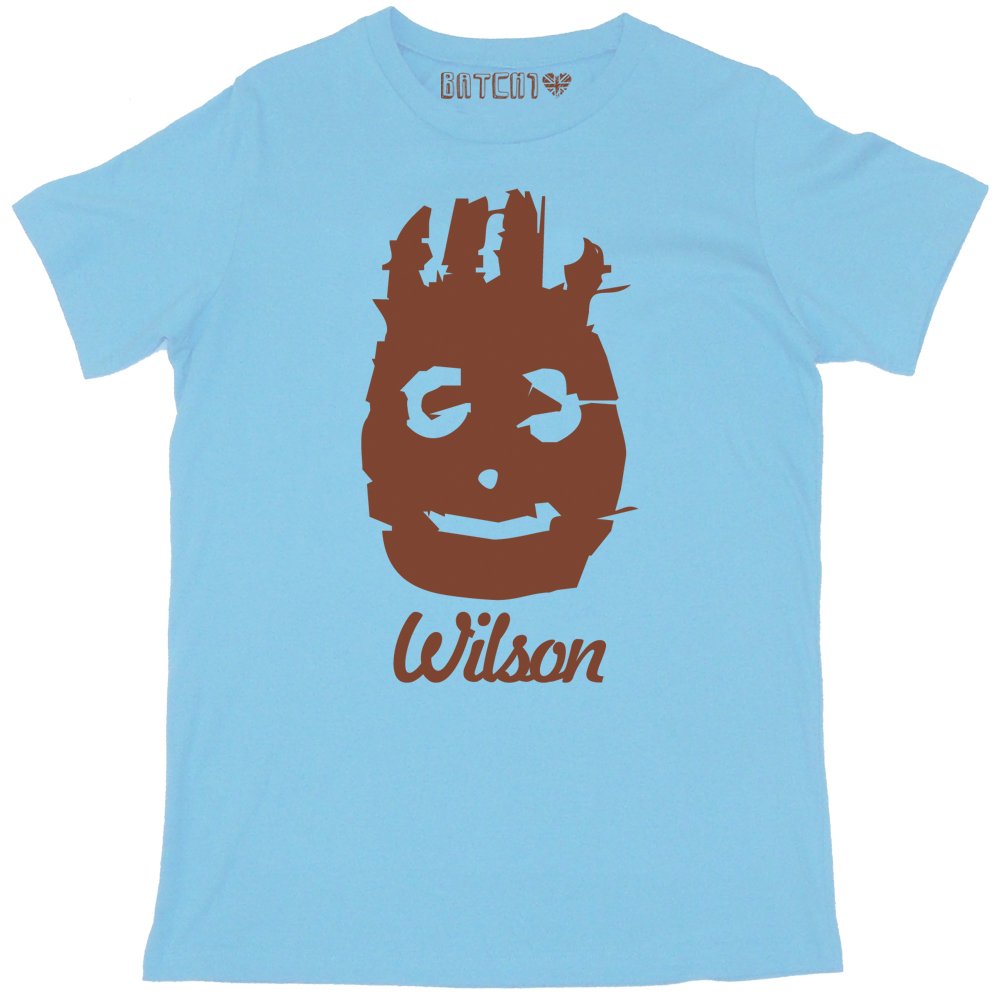 Batch1 Men's Wilson Castaway Printed Tom Hanks Film T-Shirt