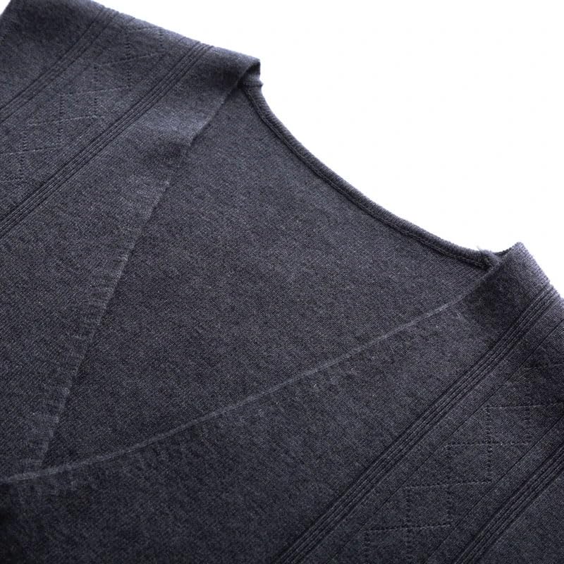 Men Knit Vest Sleeveless Cardigan Sweater Buttons Down V Neck Formal Office Business Vest2