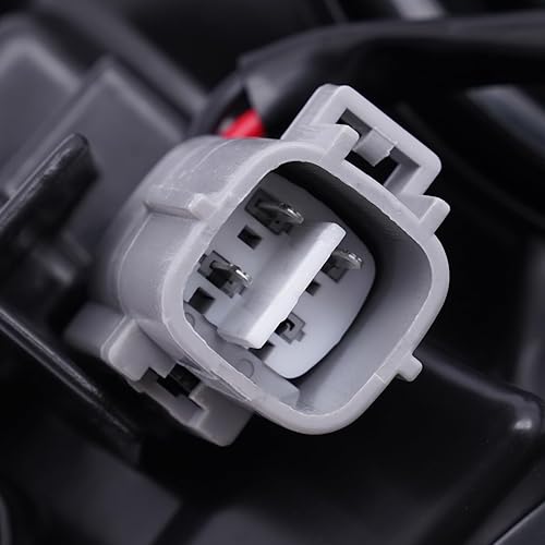 Miniatura 9 de OUKANNG - Para 2009 2010 2011 2012Toyota Rav4 Rav-4 halógeno faro delantero derecho lado pasajero montaje montaje carcasa cromo lente transparente