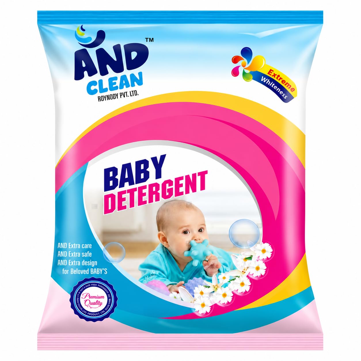 Baby Detergent Powder, Extreme Whiteness, Extra Care and Safe, Premium Quality 200 grm /2 Ltr-image-17