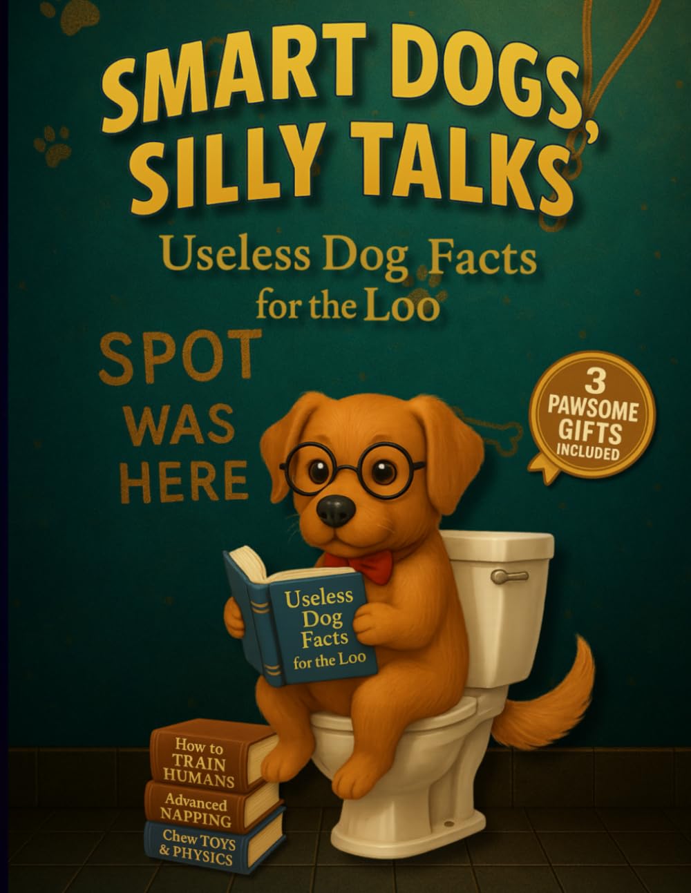 Smart Dogs, Silly Talks - Useless Dog Facts for the Loo: For Dog Lovers Tired of Boring Bathroom Breaks, A Loo Book Packed with Hilarious Trivia, Quirky Facts and Cheeky Canine Wisdom