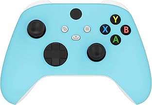 eXtremeRate Carcasa para Xbox Series X S Mando Accesorios Protector Placa Frontal Funda Delantera Reemplazo Kit Cubierta Cover Shell para Xbox Series S X Control-No Incluye Mando(Cielo Azul)