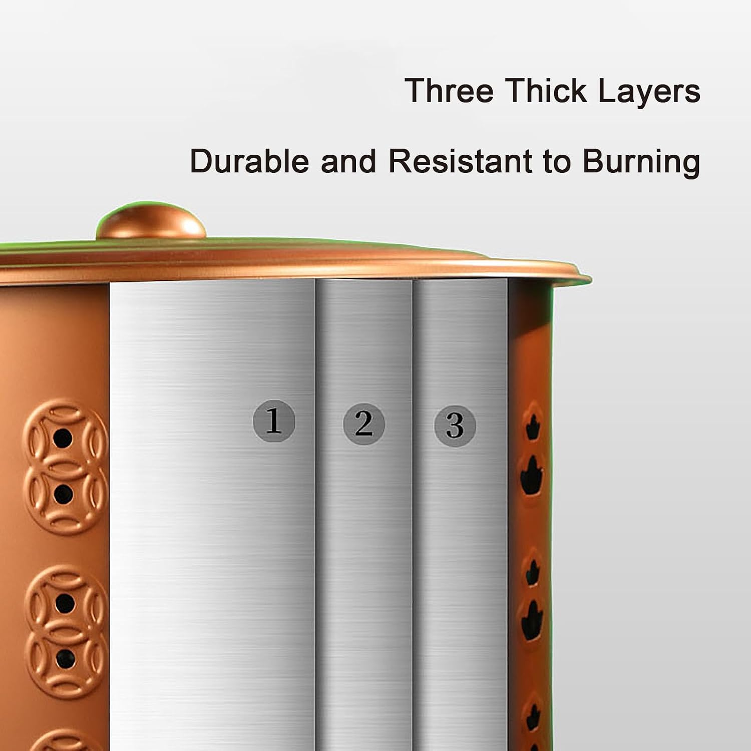 Burn Barrels for Outside for Burning Trash, Garden Burn Barrel, Stainless Burn Vage, Perfect for Burning Leaves, Weeds, Rubbish Dumps and Waste Paper Scrap (Size : 14.5in/37cm) (One Col