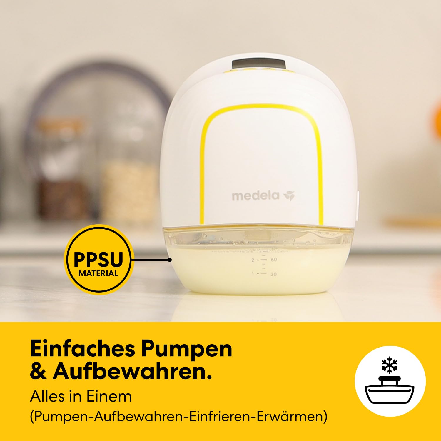 Medela Melody InBra Tragbare Einzelmilchpumpe, Hands-free, einfaches Pumpen & Aufbewahren, starke Leistung, 2 Modi & 9 Vakuumstufen, Brusthauben aus weichem Silikon, USB-C-Ladeanschluss