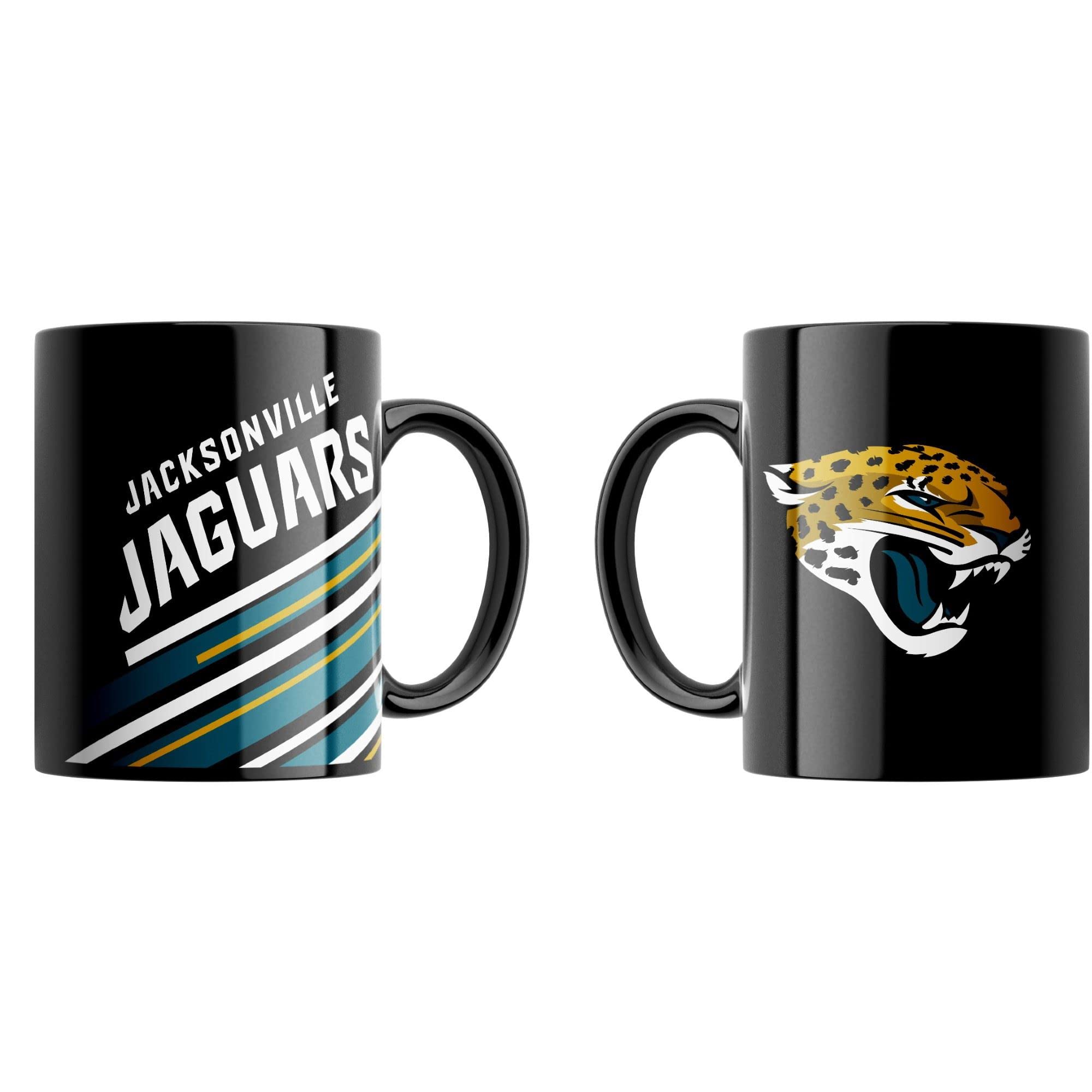 Great Branding Jacksonville Jaguars NFL Classic Mug (330 ml) Stripes Tasse - Stück