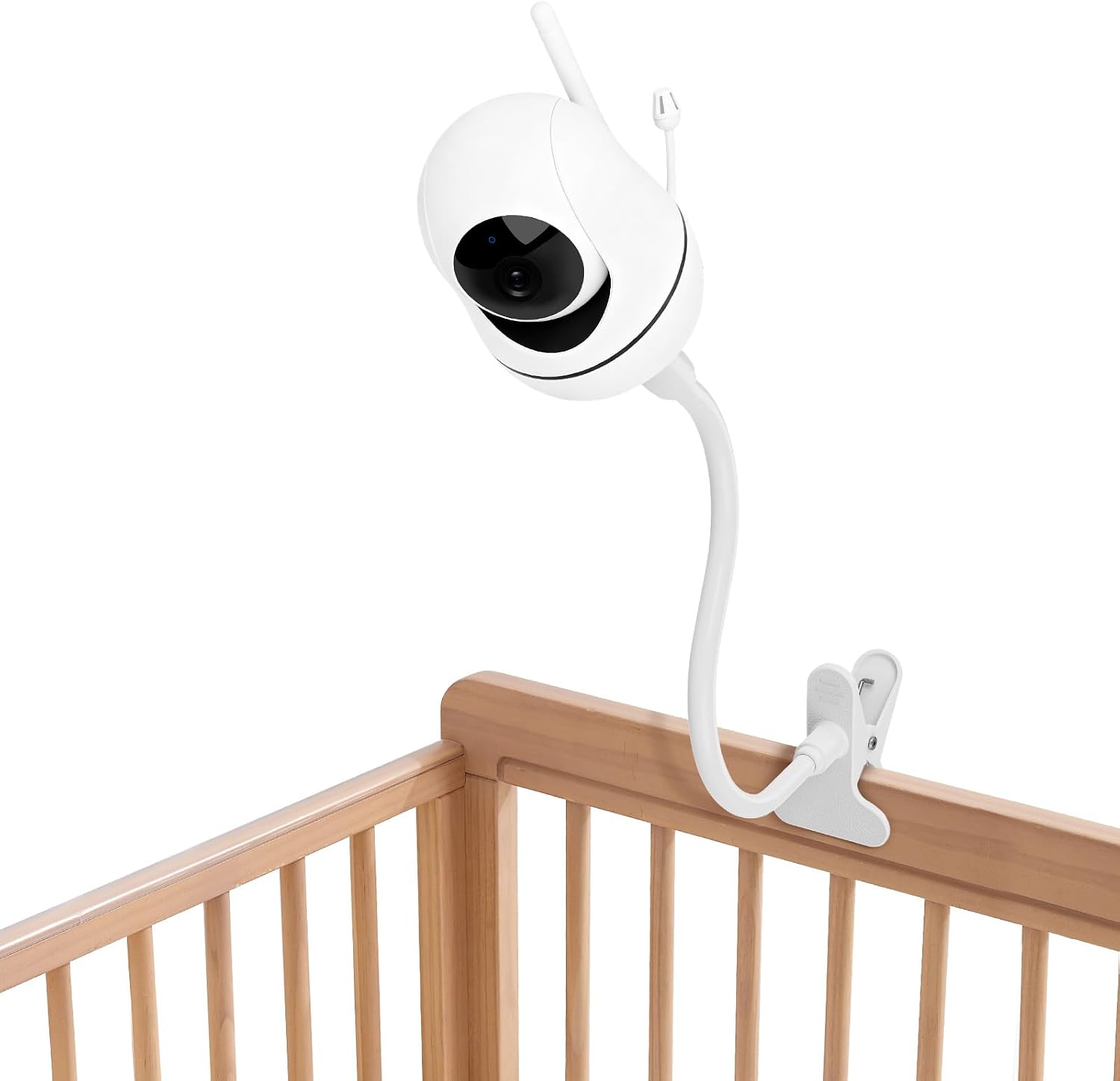 Baby Monitor Mount, Flexible Gooseneck Clip Clamp Stand Holder Compatible with HelloBaby, VTech, TP-Link, Kasa Smart, GoodBaby, Tapo, Eufy Security, Babysense, Vtimes, Kidsneed