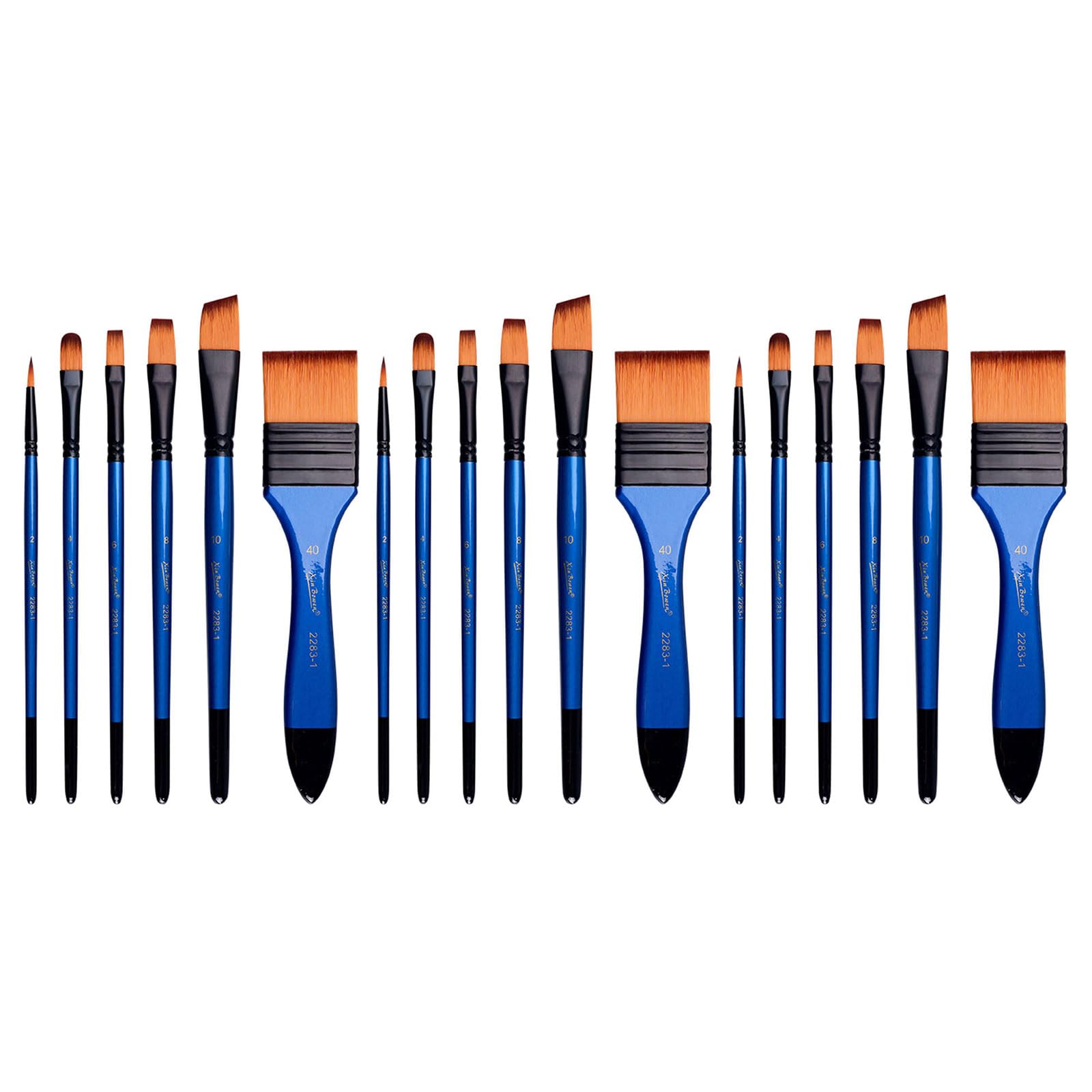 3 Set Nylon Hair Painting Brush Artist Brushes Watercolor Paint Brush Oil Paint Brushes Drawing Supplies for Adults