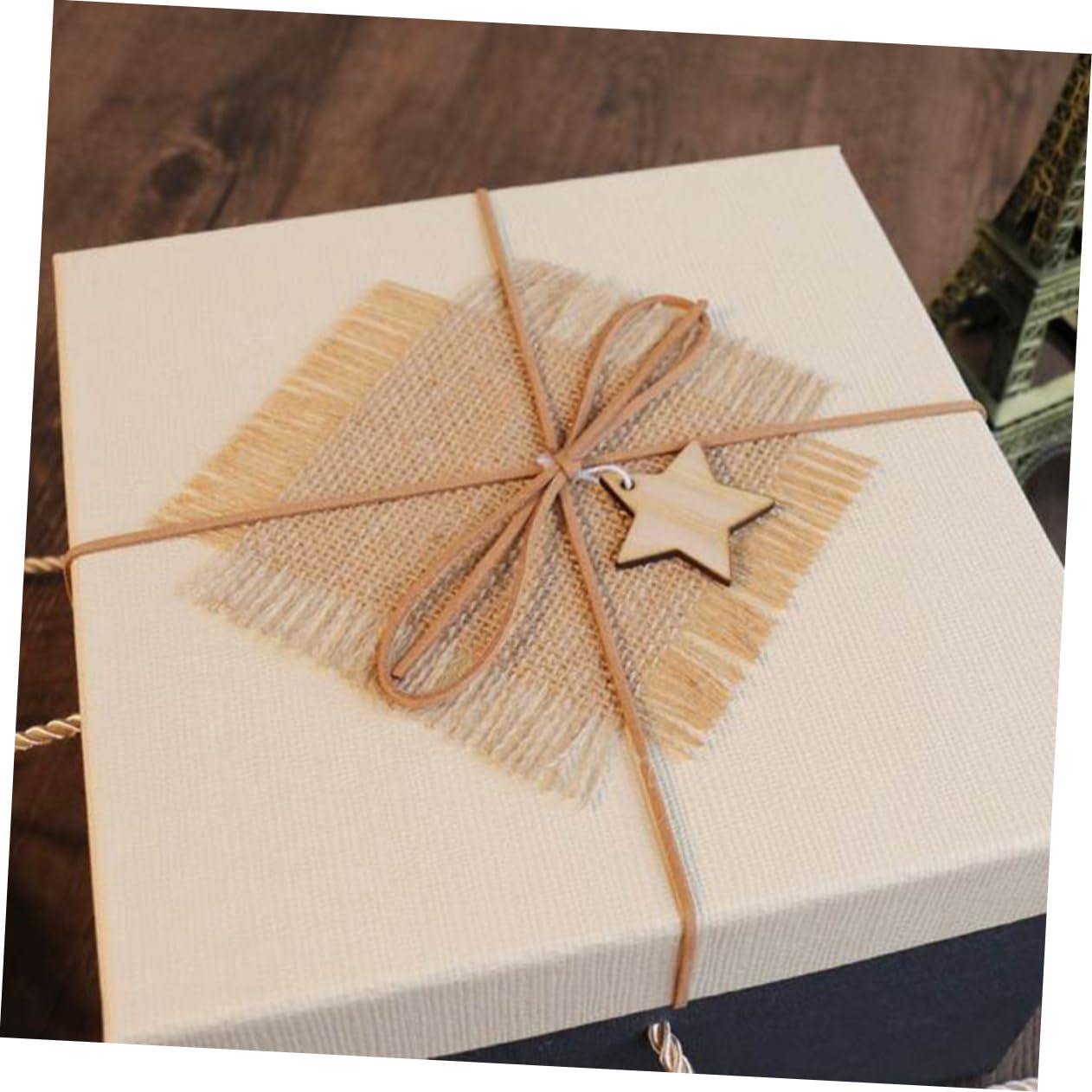 COLLBATH 1stück Quadratische Geschenkverpackung Box Für Kleidung Schals Und Bücher Pappschachtel Mit Band Für Geburtstagsgeschenke Handgefertigte Geschenkverpackung