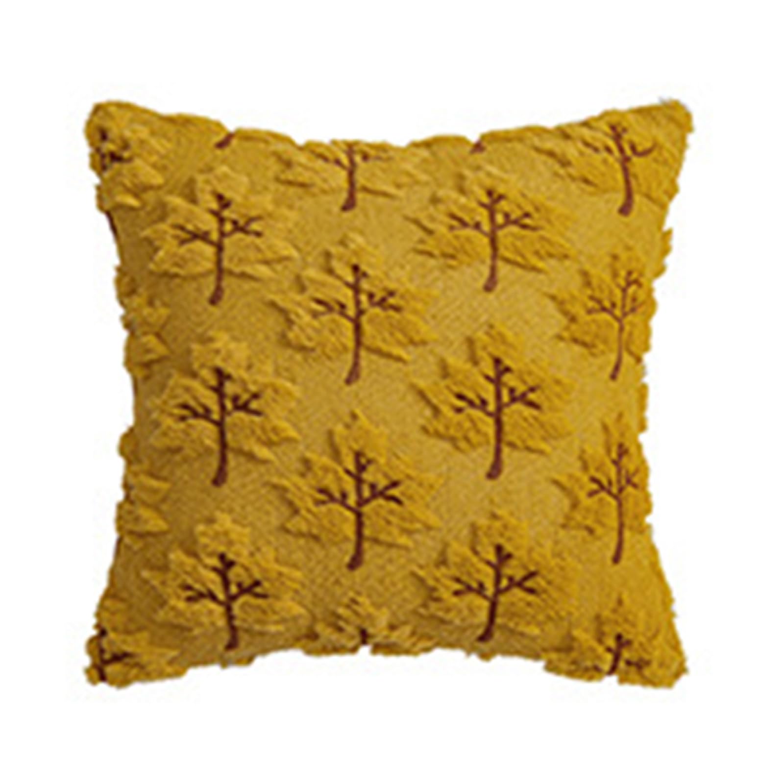 carotoe Luxuriously Soft Faux Furry Pillowcase with Embosse Decorative Cushions Cover for Home Decors Soft Plushes Throw Pillow Cover