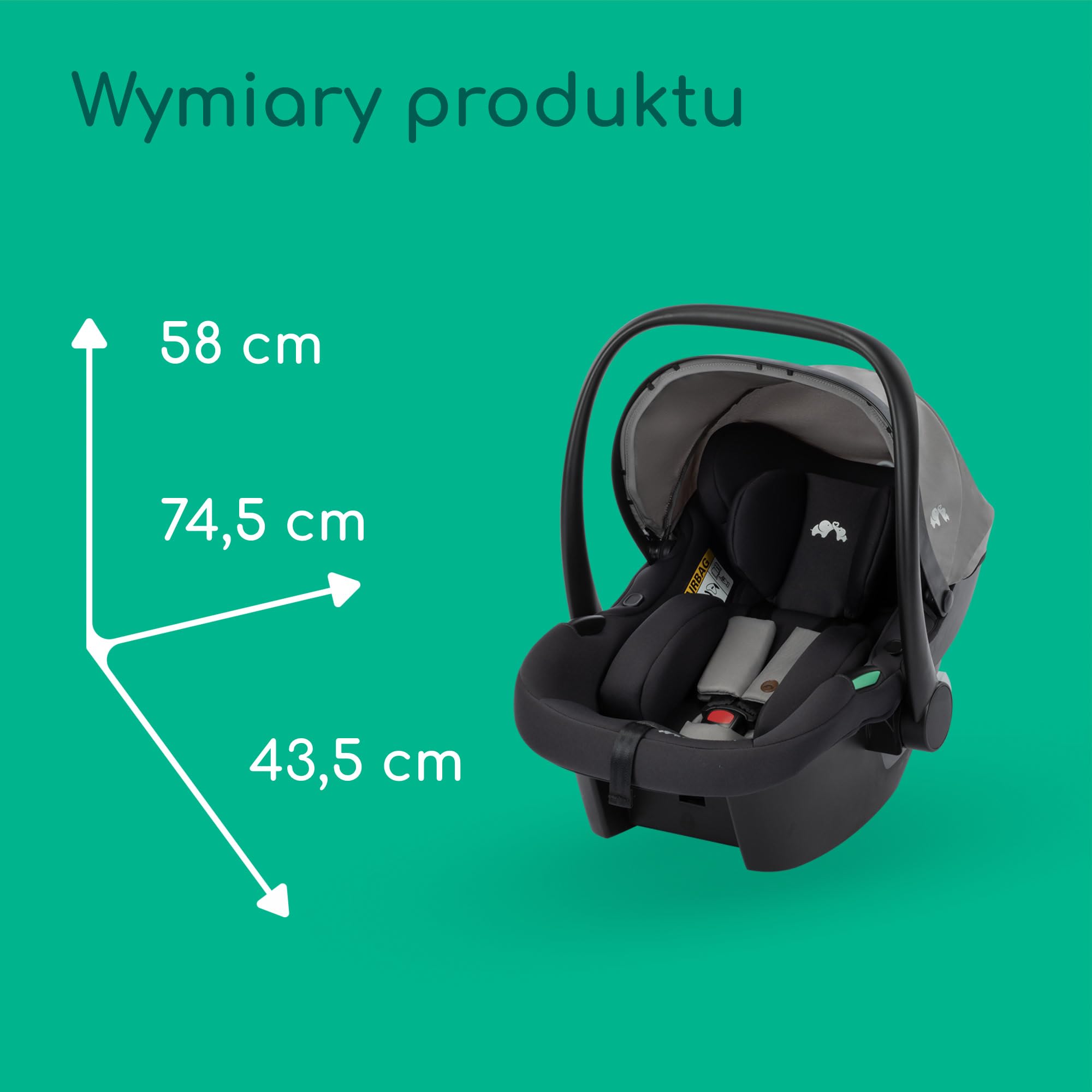 Bebeconfort Haze Trio Lux, Wózek 3w1 (i-Size), 0-4 Lata (Maks. 22 Kg), Siedzisko 2w1, Oparcie Odchylane na Płasko, Kompaktowe Składanie, Lekki System Podróżny 3w1, Tinted Grey