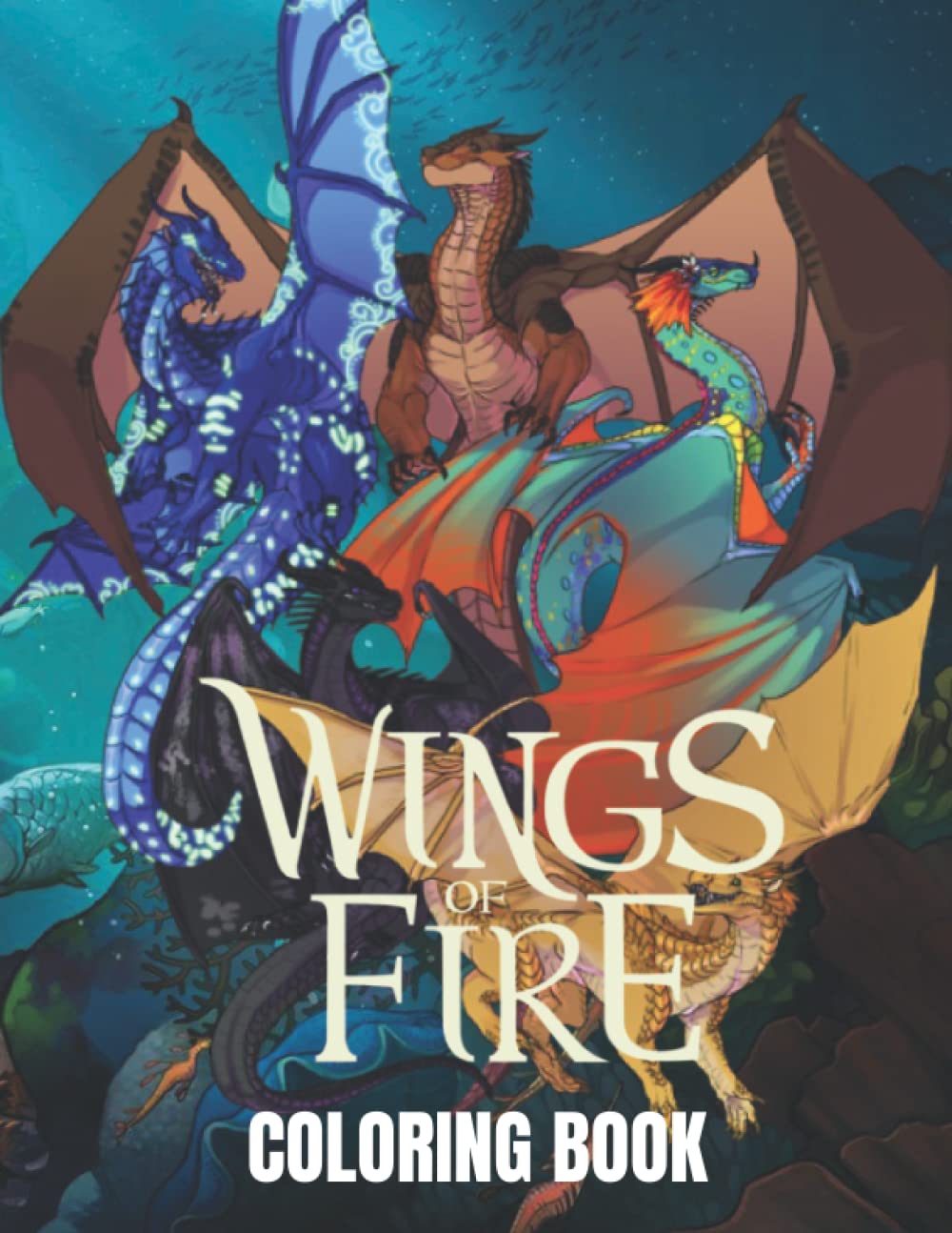 Buy Wíngs Of Fíre Coloring Book: EDITION 2022 -All most amazing ...