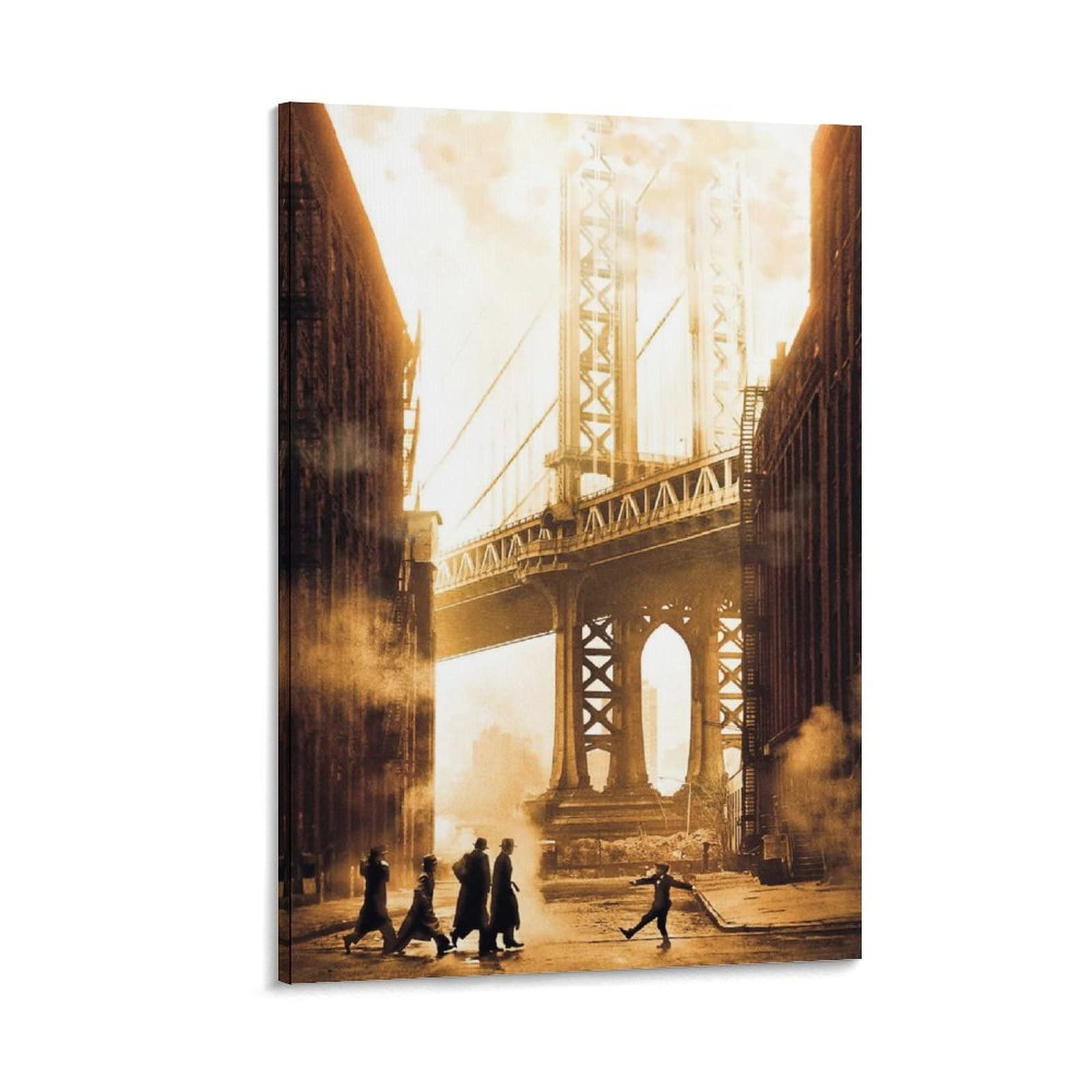 COAC Once Upon A Time In America Poster Film Vintage Poster Pittura Decorativa Tela Arte da Parete Poster per Soggiorno Pittura per Camera da Letto 20x30pollici(50x75cm)