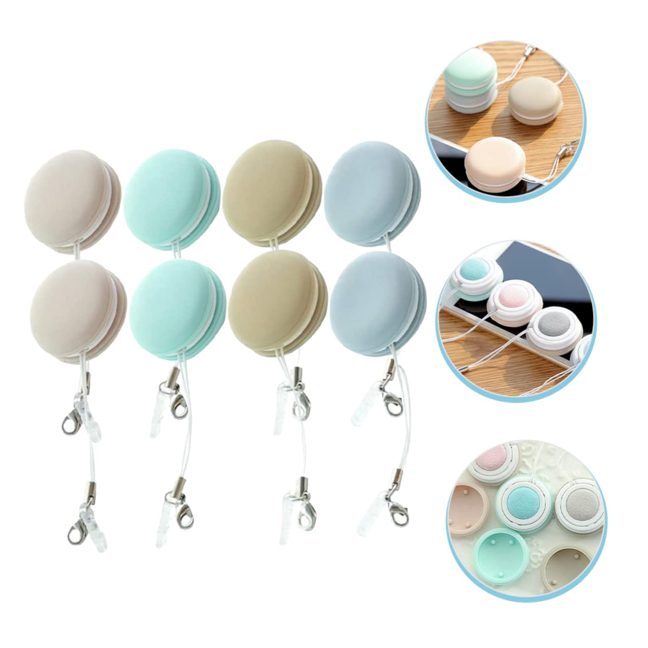 Healvian 40piezas Limpiadores De Pantalla Portátiles Paquete De De Limpieza Para Gafas y Lentes Diseño De Macarón Para Pantallas De Móvil y Cámaras