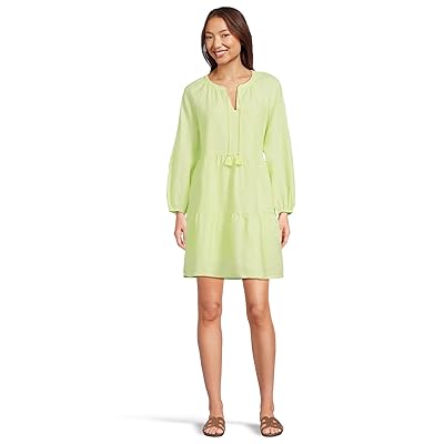 Tommy Bahama Coastalina Long Sleeve Tiered Dress Women