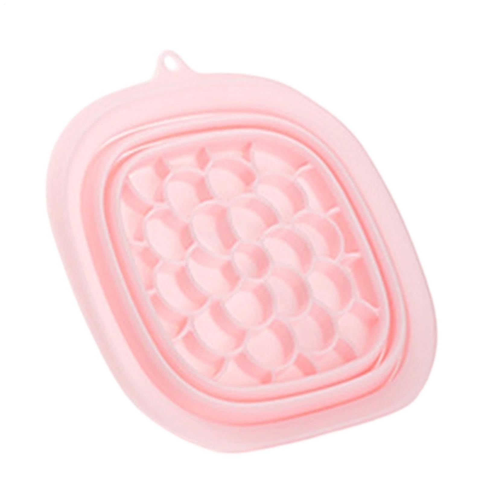 Recipiente para hielo facial de silicona plegable que reduce la hinchazón