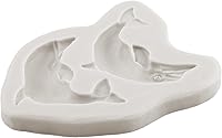 Vista 7 de Moldes de silicona para fondant, molde de caramelo de chocolate con delfín para decoración de pasteles, pasta de goma, arcilla polimérica