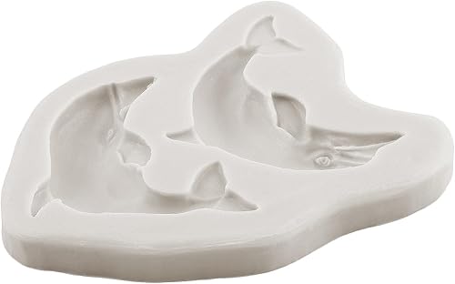 Vista 61 de Molde de silicona para fondant de temática marina, concha, caballito de mar, estrellas de mar, tortuga, molde de silicona para decoración de Estilo H