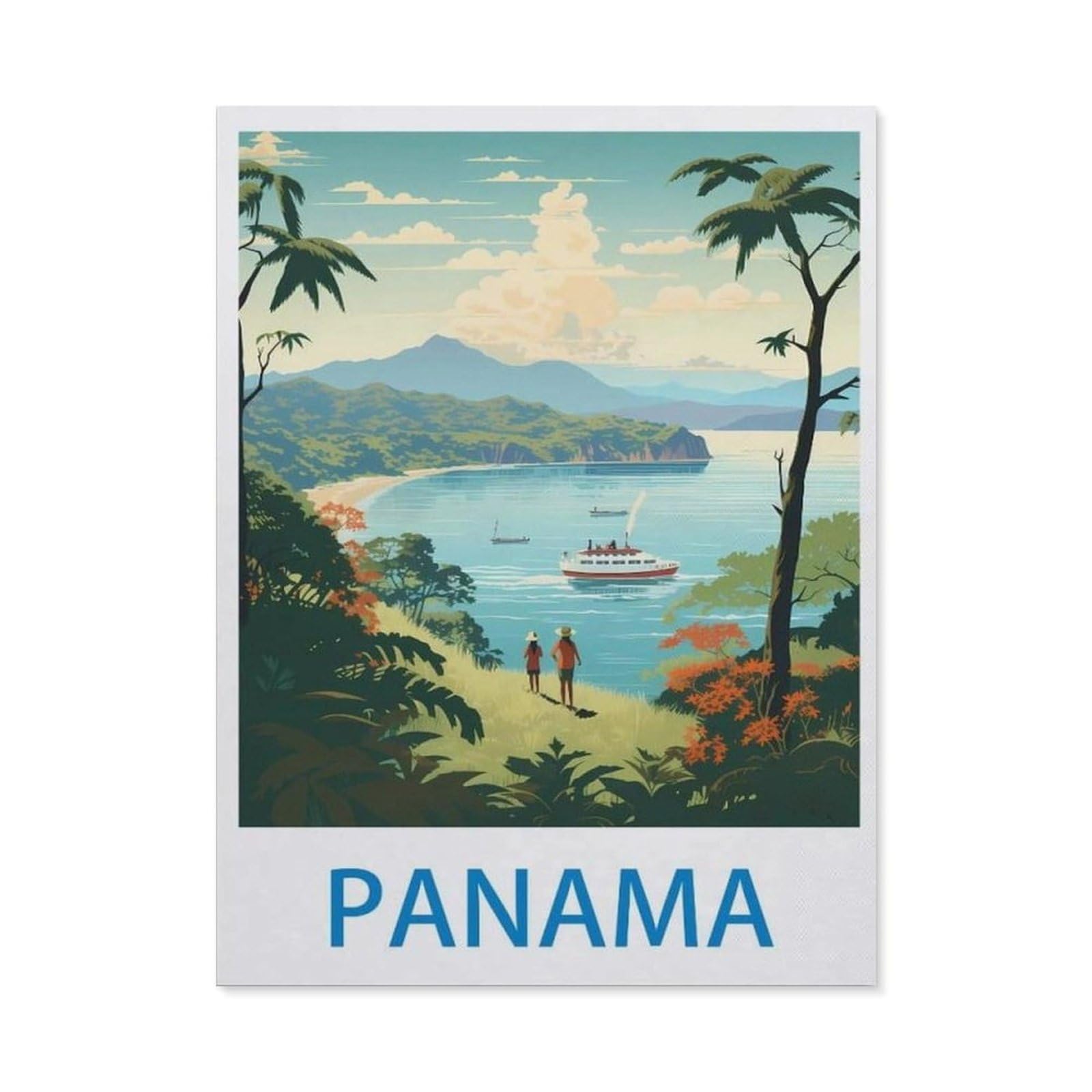 BEAYODKP 5D Diamond Painting，Panama（40x50cm）