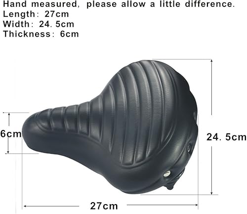 Miniatura 9 de UPANBIKE Sillín de bicicleta súper suave y cómodo cojín de suspensión de asiento de bicicleta ampliado de absorción de golpes