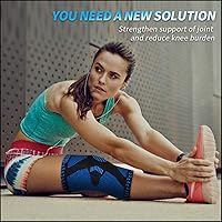 Vista 8 de NEENCA - Rodillera profesional de compresión, almohadilla de rótula, estabilizador lateral, para desgarro de menisco, ligamento anterior cruzado