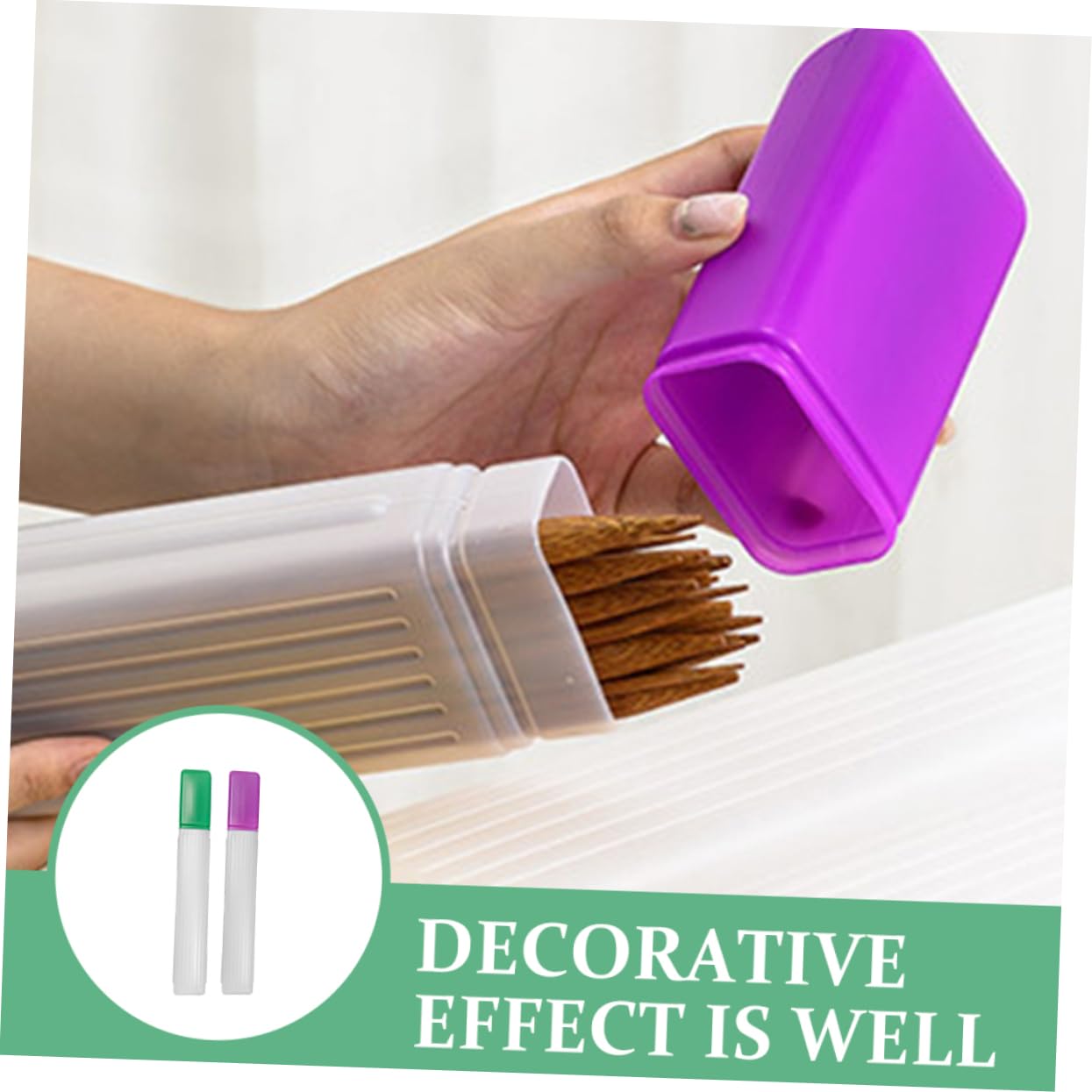 TEHAUX 3 Series Caja De Almacenamiento Para Agujas De Tejer Y Coser De Tubos De Color Verde Y Organizador Práctico Y Elegante Para Agujas Suéter Y Accesorios De Costura 2 Piezas X 3