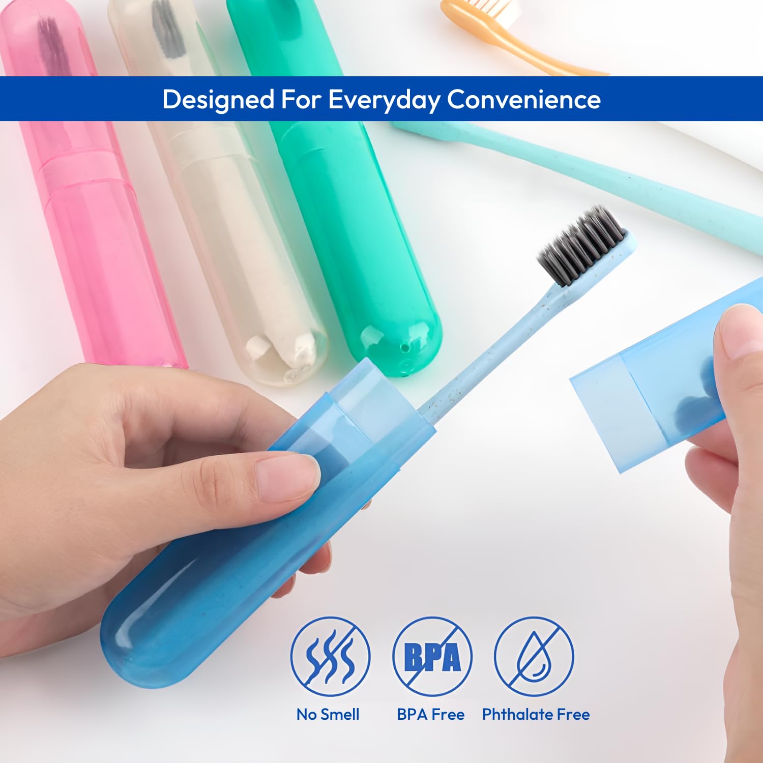 Zulaxy Toothbrush Covers - Keep Brushes Clean & Protected -4