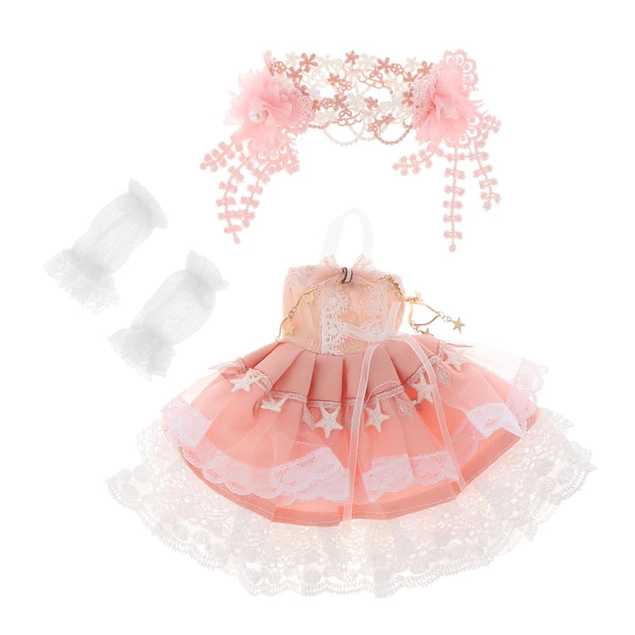 Amazon | 1/6人形の服 ドール服 可愛い 着せ替え 人形 お洋服
