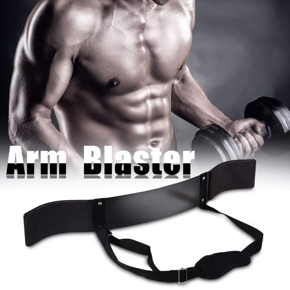 HURRISE Armblaster für Bizeps und Trizeps, Arm Blaster Bizeps Isolator Bonus Muskelkraft Gewichtheben Gurte für Preacher Curl Effekt