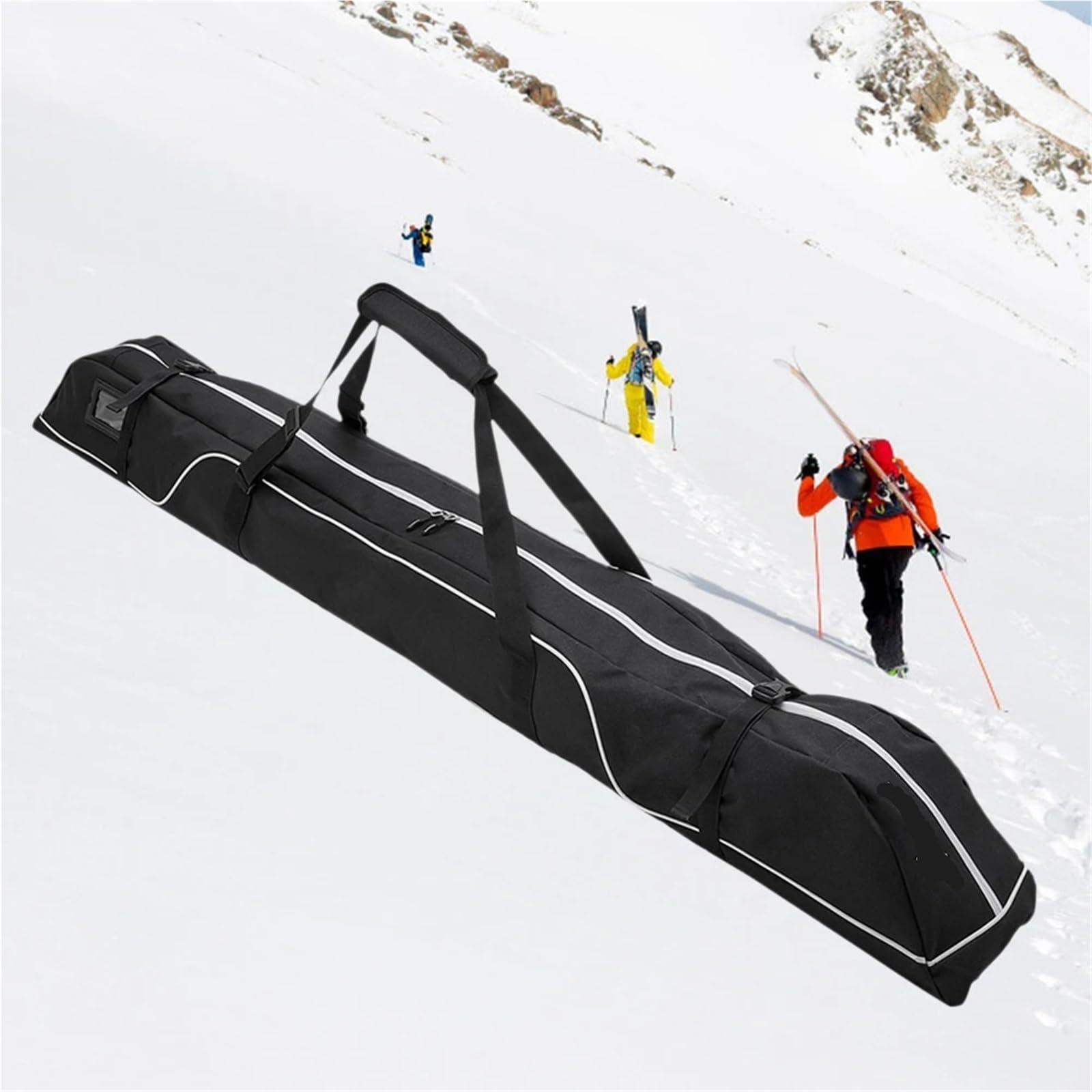Snowboard Tasche Snowboardtasche 172 cm, Verstellbarer Tragegriff for Ski und Ausrüstung, wasserdicht, geeignet for Skibrille Handschuhe