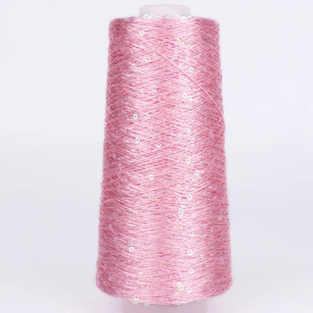 TPIONEER 500G Glitter FancyYarn Sequin Hand Crochet Thread Knitting Clothes Needleworkyarn With Sequins Knitting Yarn Needlework Sequins โ image 1