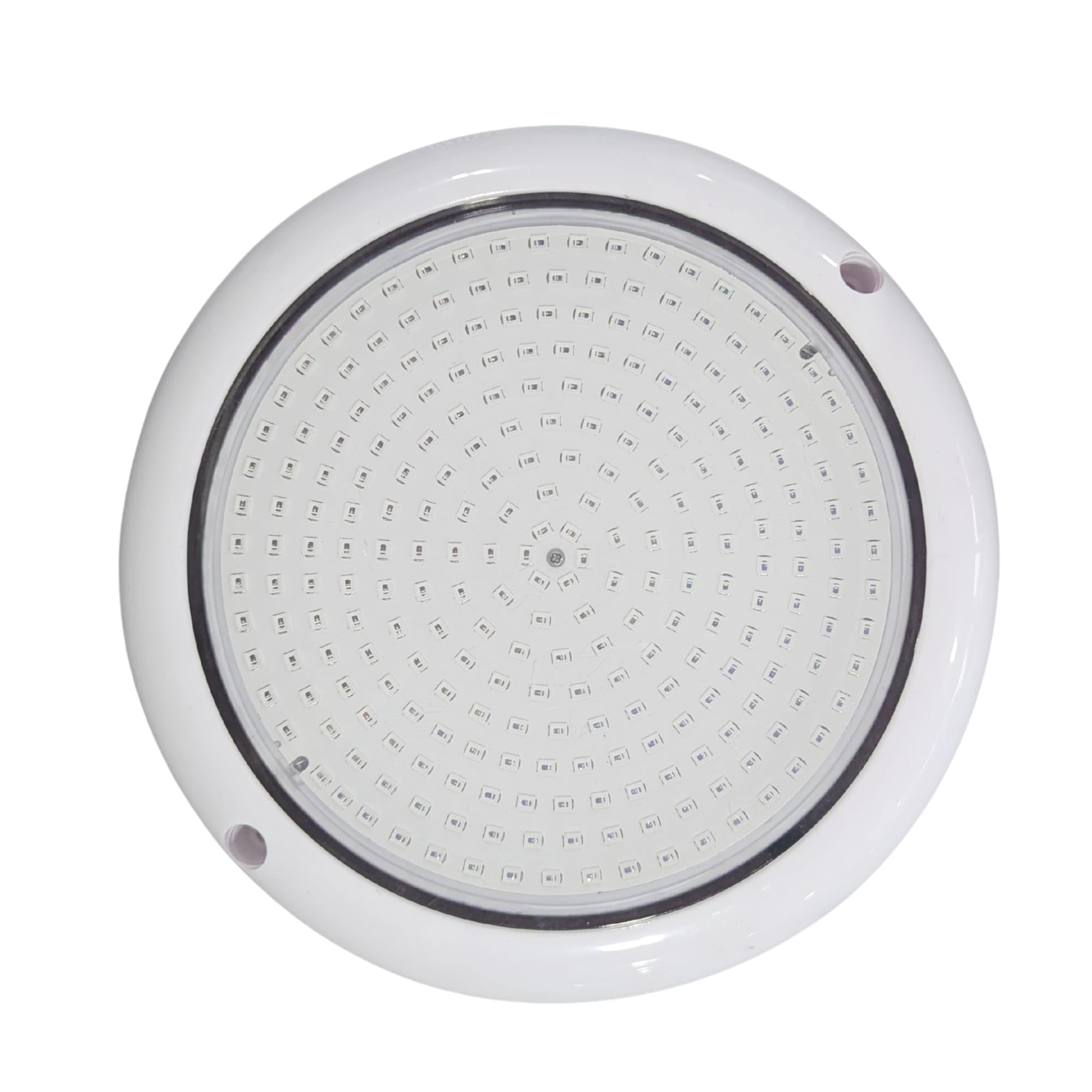 SWIMHOME Warmpool Foco LED para Piscina de Superficie Extraplano 35W Blanco Frío 6000K IP68 Resina 12V AC Ø 20 cm